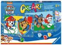 Set de vopsea după număr Ravensburger CreArt - PAW Patrol