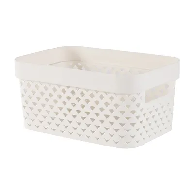 Cutie de depozitare bej din plastic 26x17,5x12 cm Pure – Curver