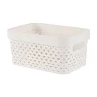 Cutie de depozitare bej din plastic 26x17,5x12 cm Pure – Curver