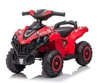 Atv electric pentru copii Nichiduta Power X Speed Red,2 motoare, acumulator 12V 4.5Ah,roti rezistente,suport picioare, manere ergonomice,efecte sonore,faruri cu lumini led,pornire la buton,pedala acceleratie