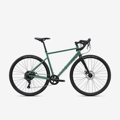 Bicicletă gravel Microshift Acolyte 1x8v, GRVL AF DISCOVER Verde