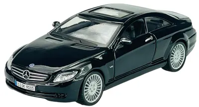Mașină metalică Bburago - Mercedes-Benz CL550, 1:32, neagră