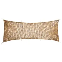 vidaXL Plasă de camuflaj cu geantă de depozitare, nisipiu, 623x203 cm