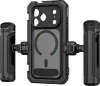 Set carcasă cu două mânere SmallRig - pentru iPhone 17 Pro Max, negru