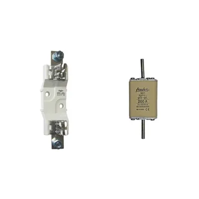 Pachet Soclu MPR NO 1 (Max 250A, 690V) + Sigurante MPR NH GG/GL NO 1 (250A) - Protectie la Capacitate Maxima
