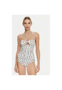 Costum de baie Dama - 305315311 - Poliamida - Elastan - Alb
