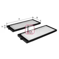 Filtru, aer habitaclu SOFIMA S 3119 C