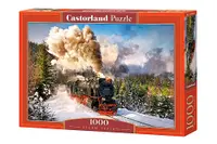 Puzzle Castorland din 1000 de piese - Locomotiva cu abur