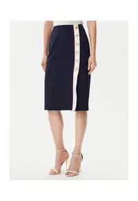 Fusta dama - 305291677 - Poliester - Albastru - Albastru