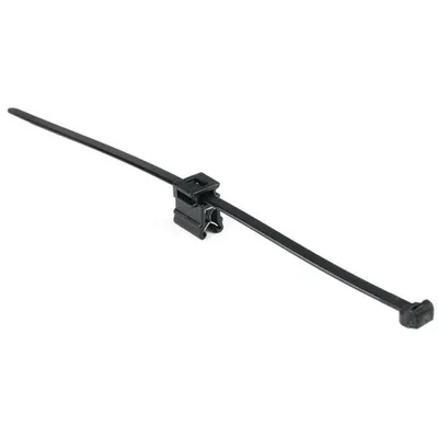 Clema de prindere 200x4,6 mm, 2 piese, rezistente la UV, negru ( 100 buc)