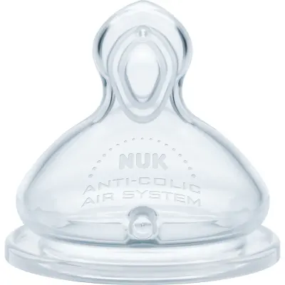 NUK First Choice Teat M tetină pentru biberon 3m+ 2 buc