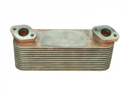 Radiator ulei (250x78x76mm, numar de nervuri: 13) potrivit MERCEDES AXOR, AXOR 2, CITARO (O 530), CONECTO (O 345), MK, O 340, O 403, O 404, SK OM401.972-OM457.981 07.87