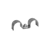 CELO Double metal conduit clip DFT cu plastic insert Ø32 mm steel zincat