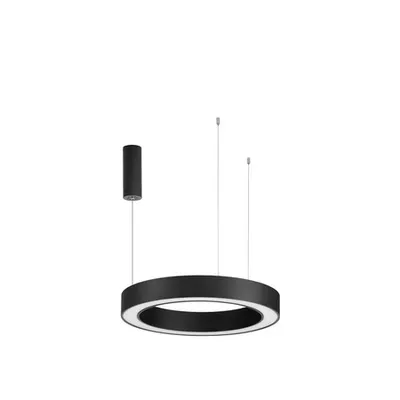 Lampa suspendata MORBIDO Nisipiu Negru Aluminiu & Acrylic LED 50W 230 Volt 2733Lm 2700K - 4000K IP20 Included Remote Control