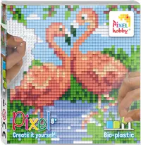 Set creativ cu pixeli Pixelhobby - Flamingo, Pixel Classic