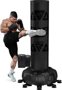 RDX KT Ronin sac de box target 6ft cu mănuși - Negru