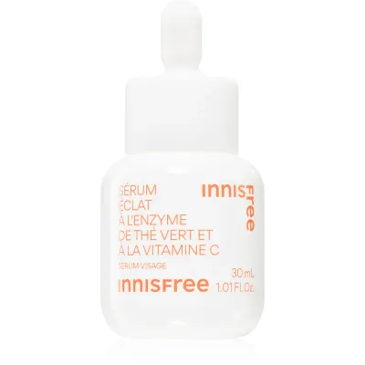 innisfree Green Tea Enzyme Vitamin C Brightening Serum ser stralucire cu vitamina C pentru uniformizarea nuantei tenului 30 ml