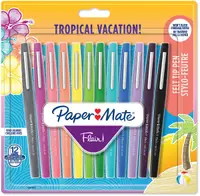 Paper Mate Flair - Tropical Vacation, 12 culori