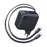 Incarcator Retea Cu Cablu USB-C Baseus EnerCore CJ21, 67W, 3.35A, 1 x USB-C, Negru E0121D00