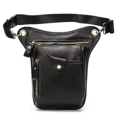 Geanta pentru barbati, Tavix GT3796, piele naturala, Negru