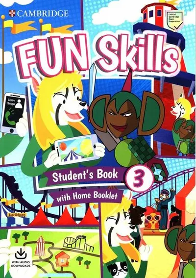 Fun Skills Level 3, Student's Book with Home Booklet and Downloadable Audio - Paperback brosat