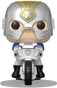 Figurină Funko POP! Rides: Peacemaker The Series - Peacemaker on Peacecycle #146