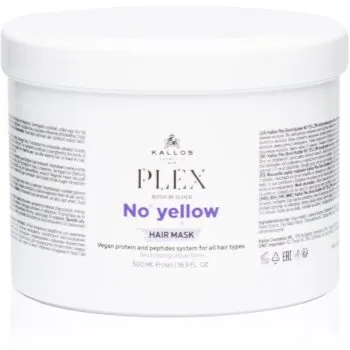 Kallos Plex No Yellow Masca de par neutralizeaza tonurile de galben