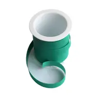 Minirolă rafie sintetică verde 10m x 10mm