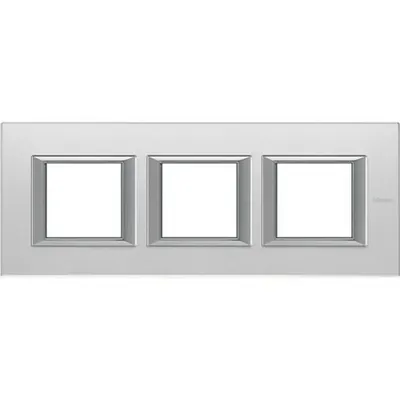 Rama dreptunghiulara Axolute sticla 2+2+2 module orizontal - Oglinda mata