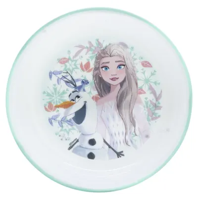 Bol cu bază antiderapantă Stor - Frozen Snowy Tale