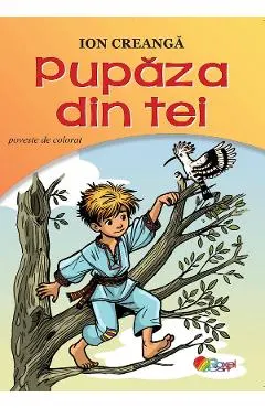 Pupaza din tei. Poveste de colorat