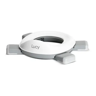 Olita pliabila de voiaj 2 in 1 Lucy Grey cu functie reductor WC, include geanta de transport si 20 saci de unica folosinta