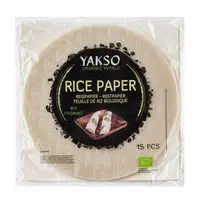 Foi Bio de Orez, 15 Bucati, 150 g, Yakso
