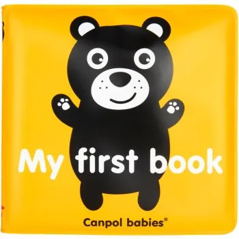 Canpol babies Soft Playbook carte educativă contrastantă cu fluierătoare