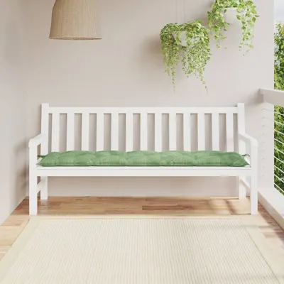 vidaXL Pernă bancă de grădină model frunze, 180x50x7 cm, textil oxford