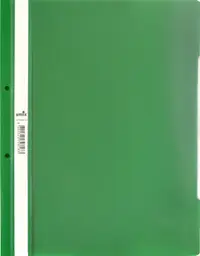 Mapă cu mecanism și perforație Umix - Premium, A4, verde
