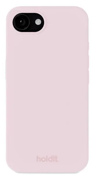 Husă Holdit - Silicone, iPhone 16e, Pale Pink