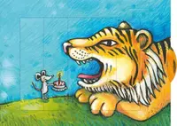 Felicitare de salutare Living Card - Tigru