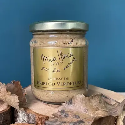 Mousse de Hribi cu Verdețuri, 200g | Mica Ilinca