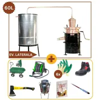 [Pachet Promo] “Gospodarul Priceput, Cazan 60 Litri Praktik + Accesorii”