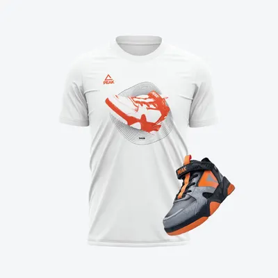 Tricou bumbac Peak FreeFlow Alb