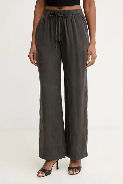 Guess pantaloni pentru femei, cu lyocell DALIA