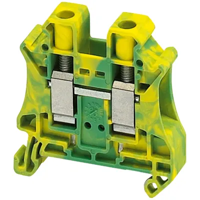 Bloc Terminal Cu Impamantare Linergy2.5Mm² 1Nivel 2X2 Conex. Cu ArcVerde-Galben