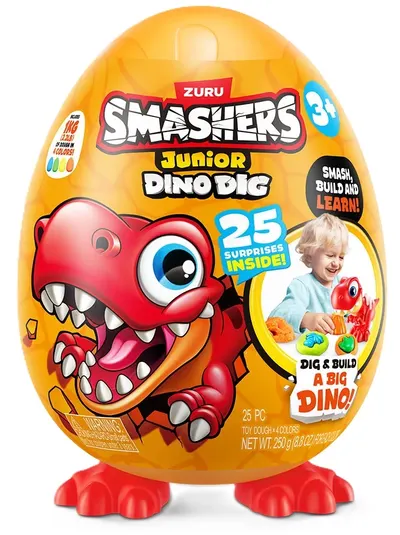Ou mare de dinozaur cu surprize Zuru Smashers - Sortiment