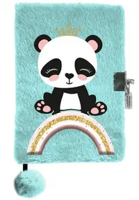Jurnal de pluș Paso Panda - Rainbow