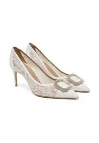 Pantofi dama Monroe 70-10 - piele naturala - alb -