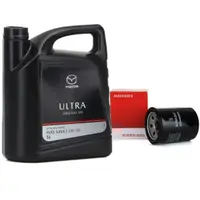 Set Ulei Motor Mazda Ultra 5W-30 5L 206485 + Filtru Ulei Herth+Buss Jakoparts Mazda Xedos 9 1993-2000 J1313016