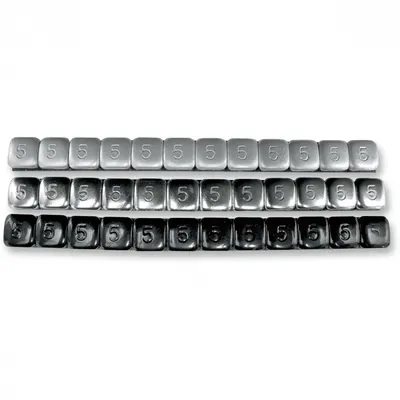 Greutatati echilibrare roata KL Genuine 5gr. 360 buc. argintiu