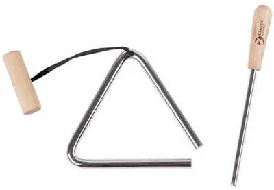 Instrument muzical Classic World - Triunghi, 10 cm