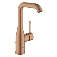 Baterie lavoar Grohe Essence 32628DL1, monocomanda, pipa inalta tip L, limitator debit, Brushed Warm Sunset